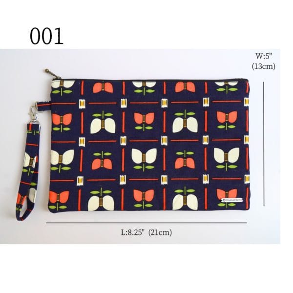 Flat Clutch Bag with Wristlet