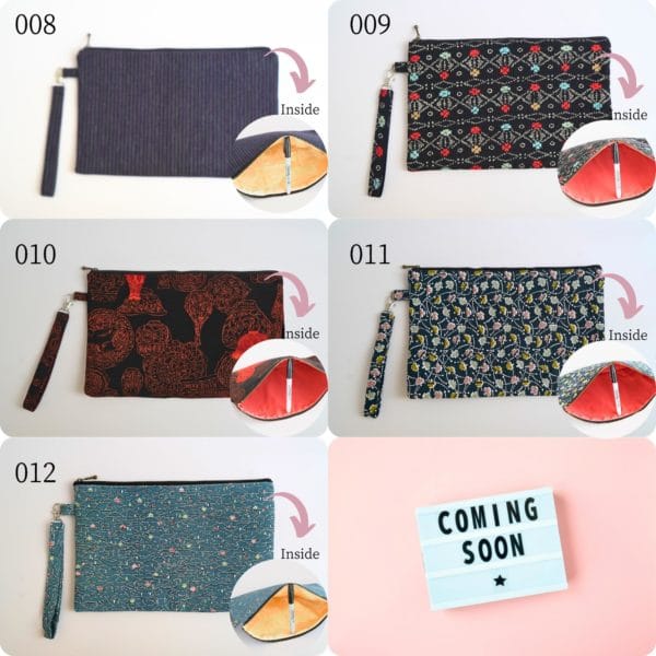 Flat Clutch Bag with Wristlet