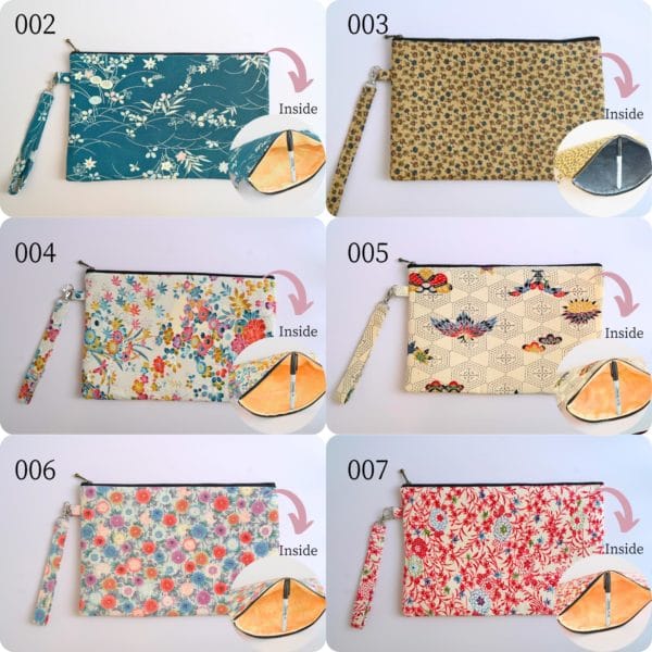 Flat Clutch Bag with Wristlet