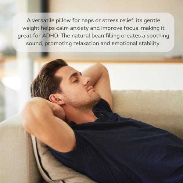 Eye Pillow: Microwavable, Warm Compress, Reusable, Filled with Red Beans