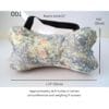 Bone-Shaped Pillow with Elastic Band: For Travel, Neck Pain, Back Support